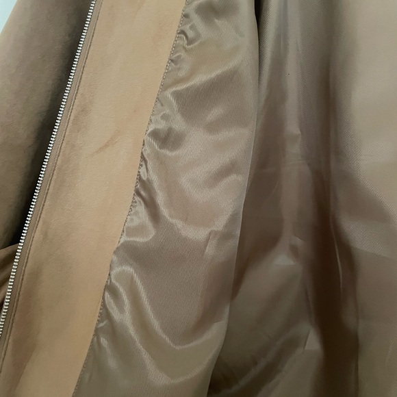 Zara Brown Leather Jacket - Picture 2 of 7